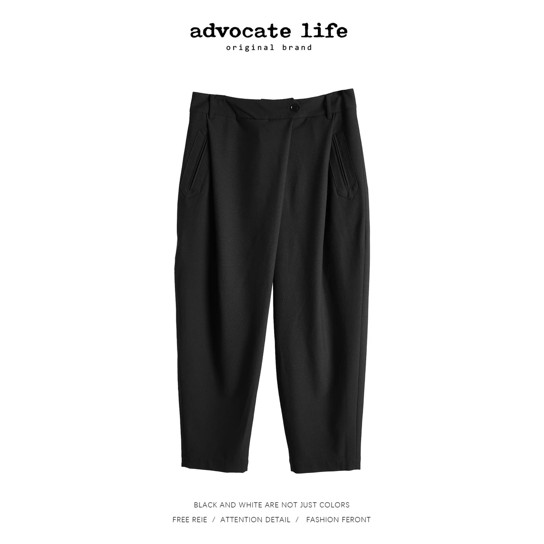 生活主张Advocatelife新款休闲百搭夏季潮流设计宽松裤子JQ361316