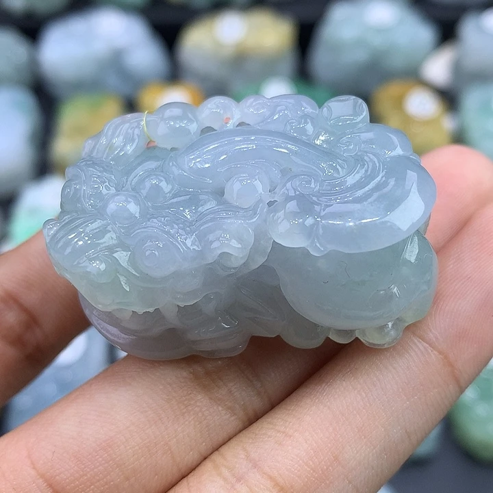 翡翠未镶嵌颈饰天然缅甸翡翠
