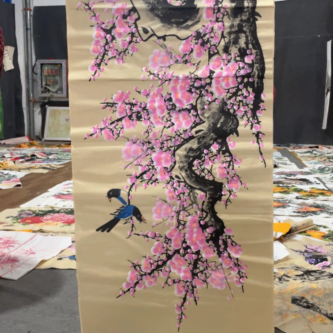 国画国画作品画心一张