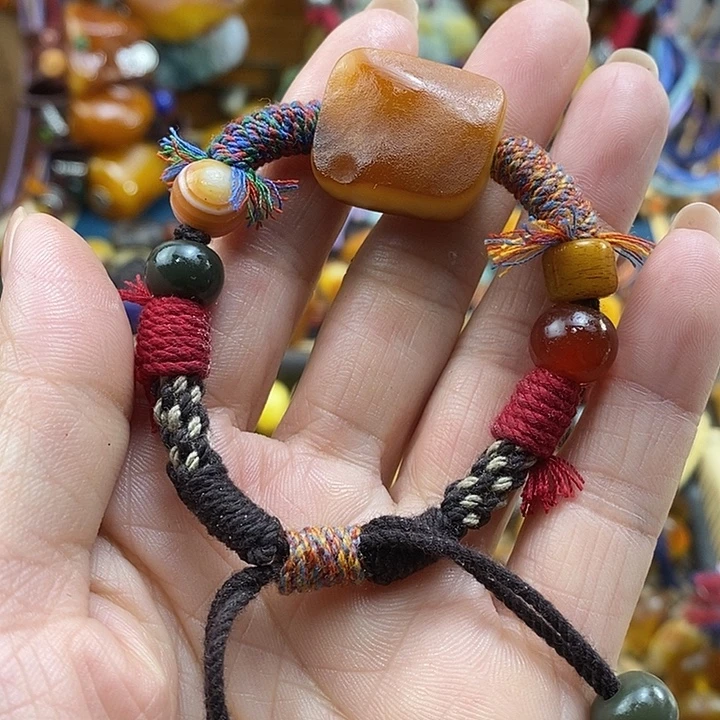 蜜蜡未镶嵌手链手链