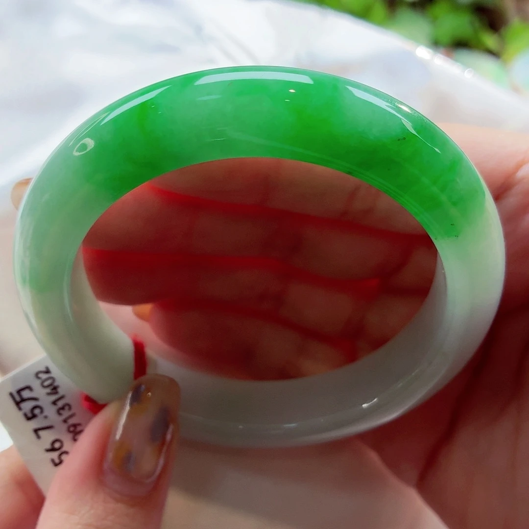 翡翠未镶嵌手镯22（27号）