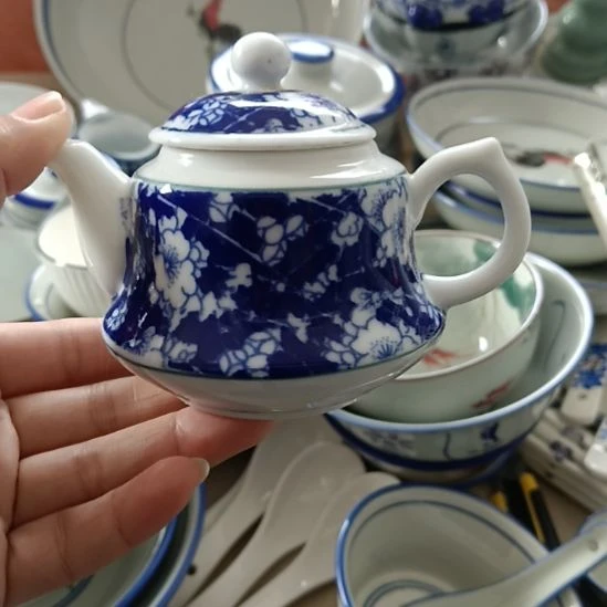 陶瓷茶壶1个 默认不退不换