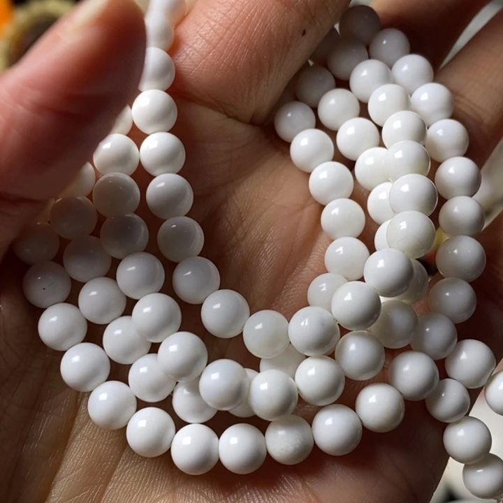 手串/手链贝壳直播间0.6白色多圈