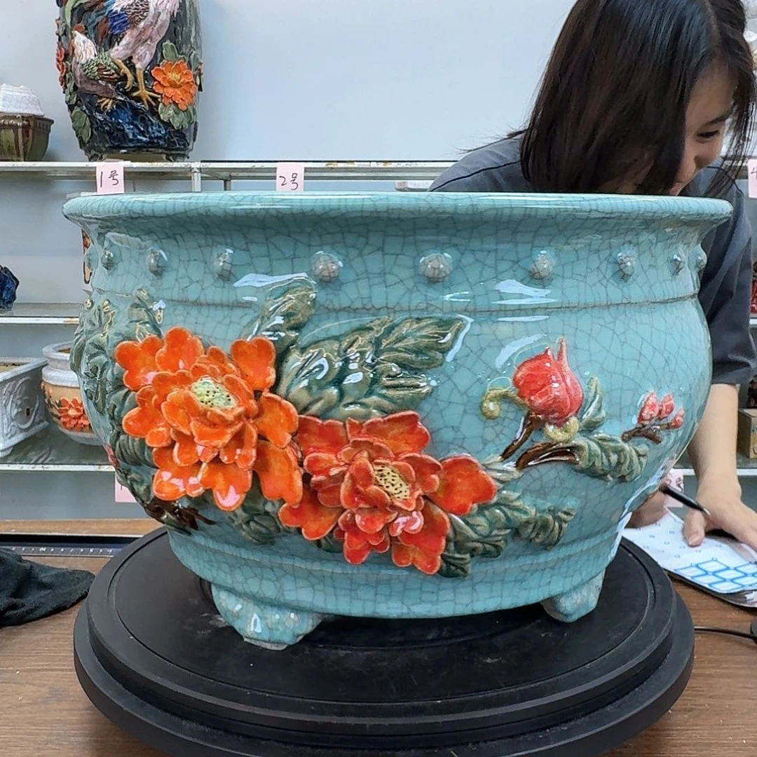 震**业石湾盆550陶瓷