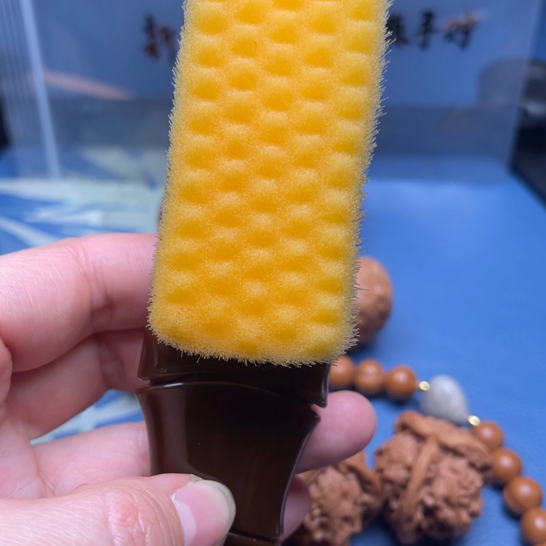 妄***者把件文玩核桃黄万毛刷1