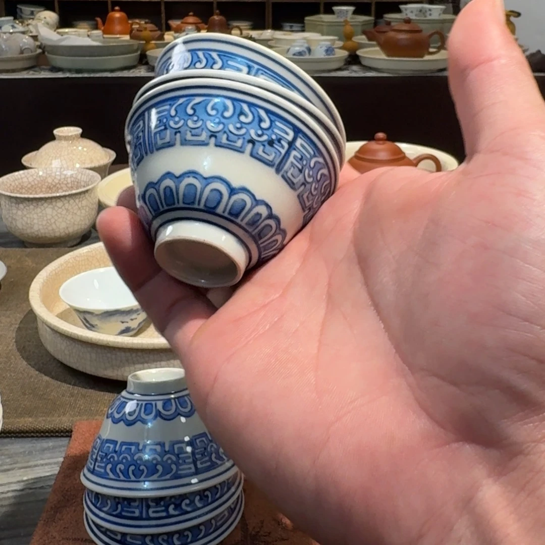 失***客三只装奎龙杯福利价茶具