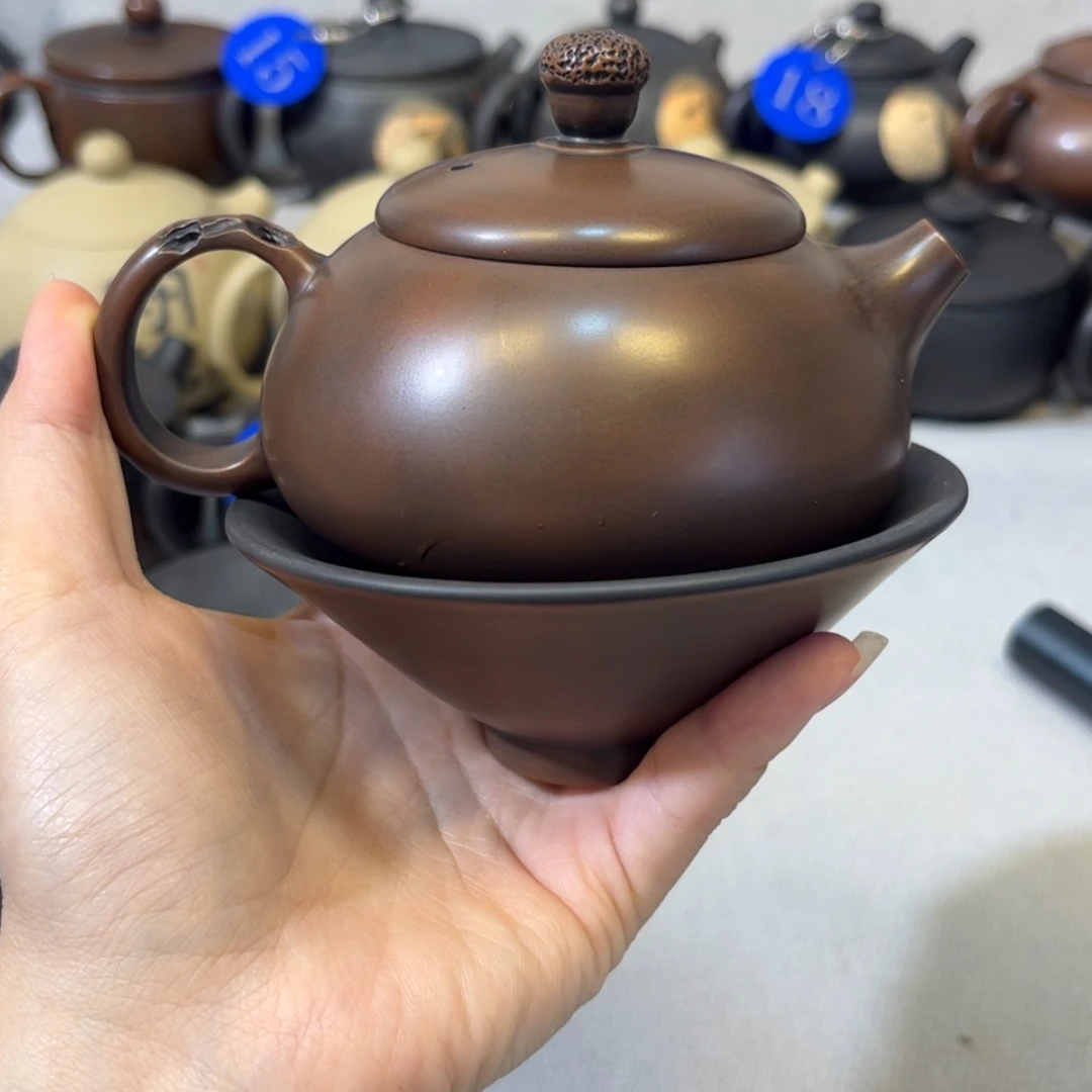 【闪购商品】边**J红泥 古铜壶 容量 170c c
