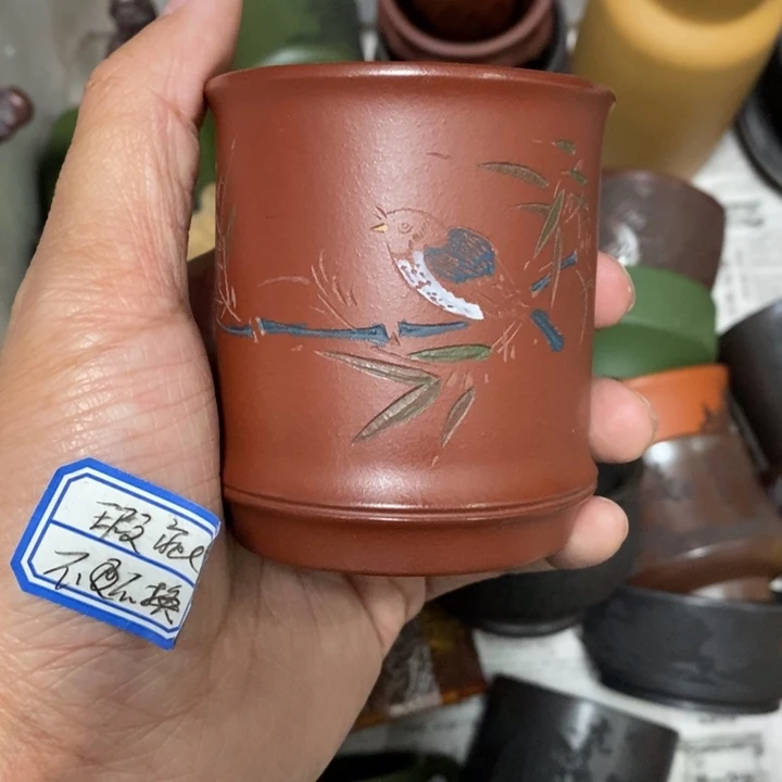 茶杯紫砂瑕疵不退不换