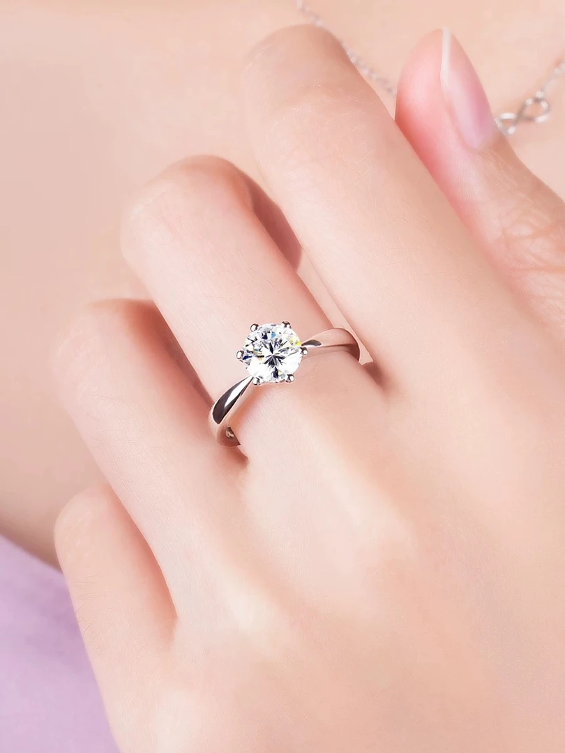 【南非高定】 经典周家六爪戒指0.5ct