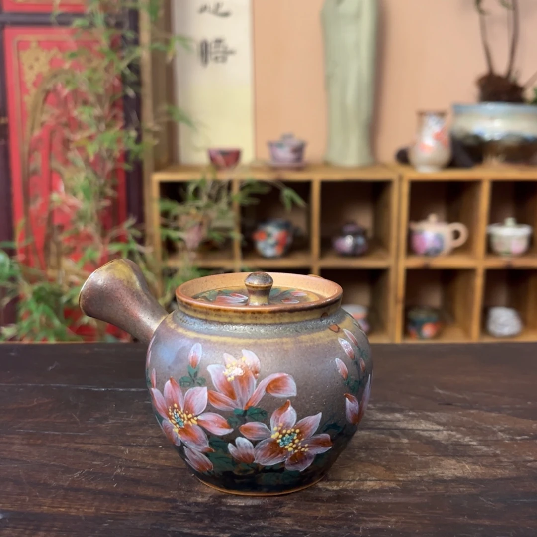 柴烧手工手绘陶瓷