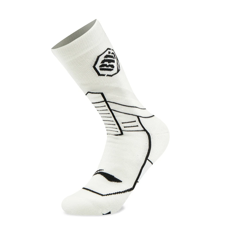 LI-NING/李宁篮球系列反伍实战通款篮球中长袜AWLV005-2