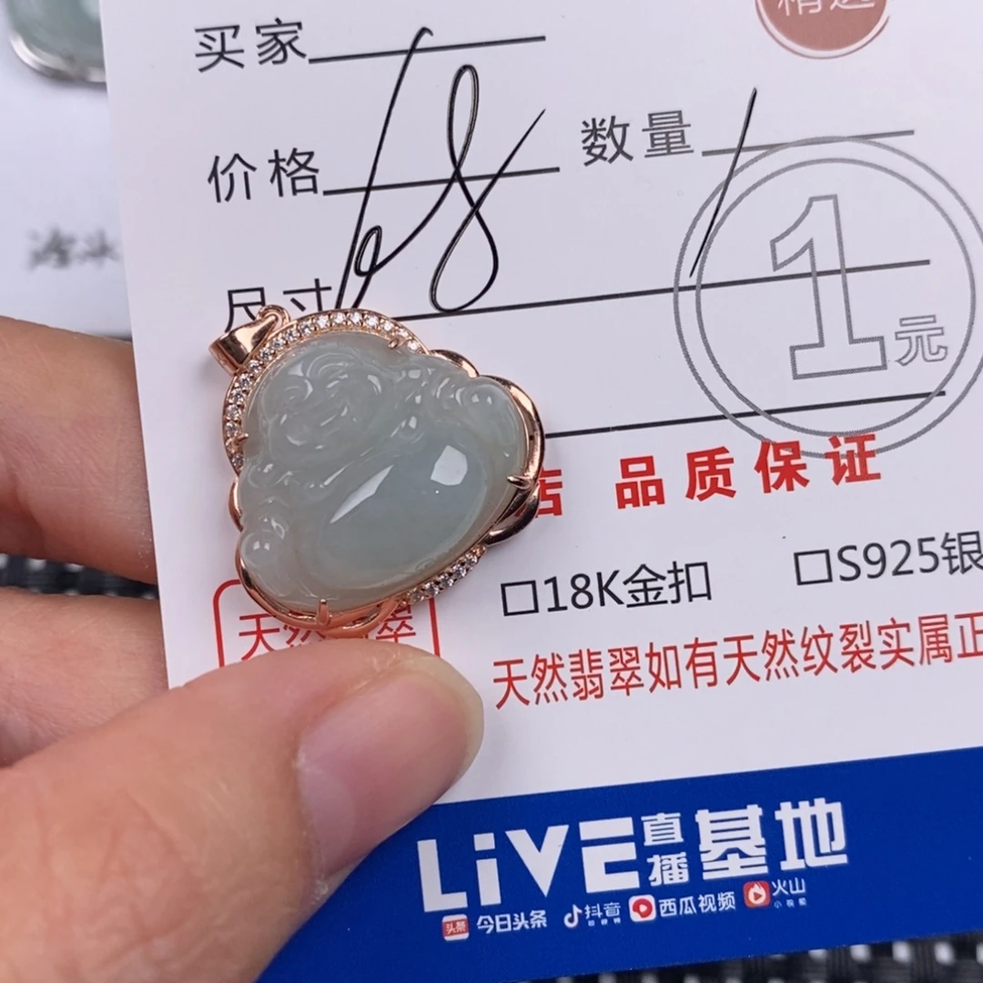 翡翠银S925镶嵌颈饰