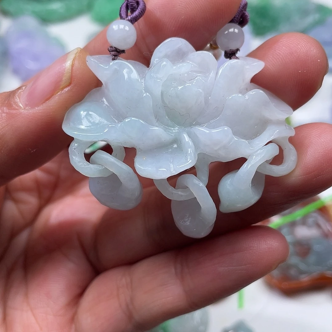 颈饰未镶嵌翡翠翡玉缘翡翠