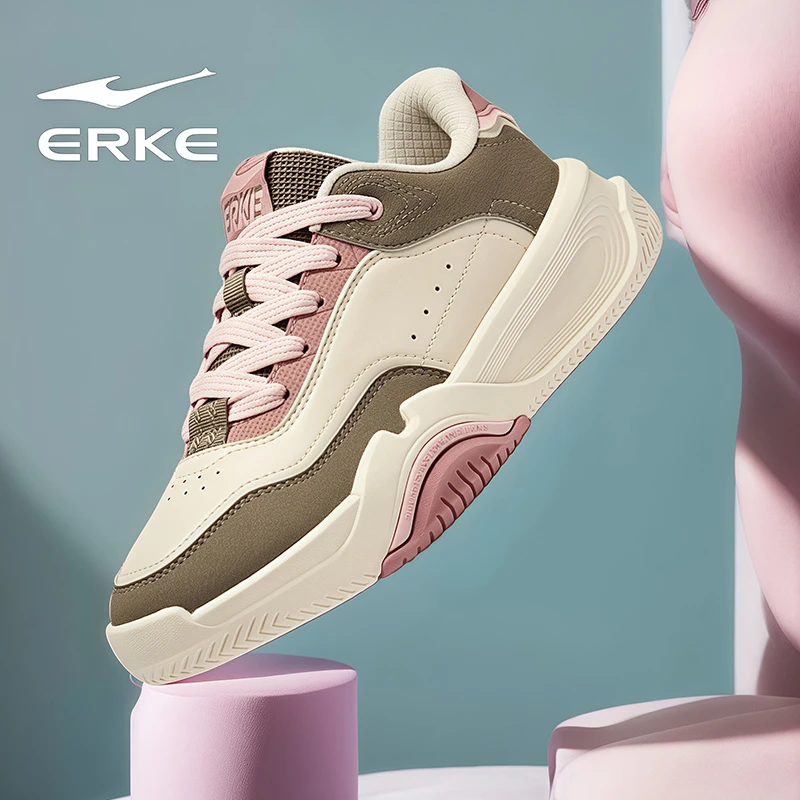 鸿星尔克女鞋2025夏季新款低帮百搭减震运动鞋女士时尚休闲鞋板鞋