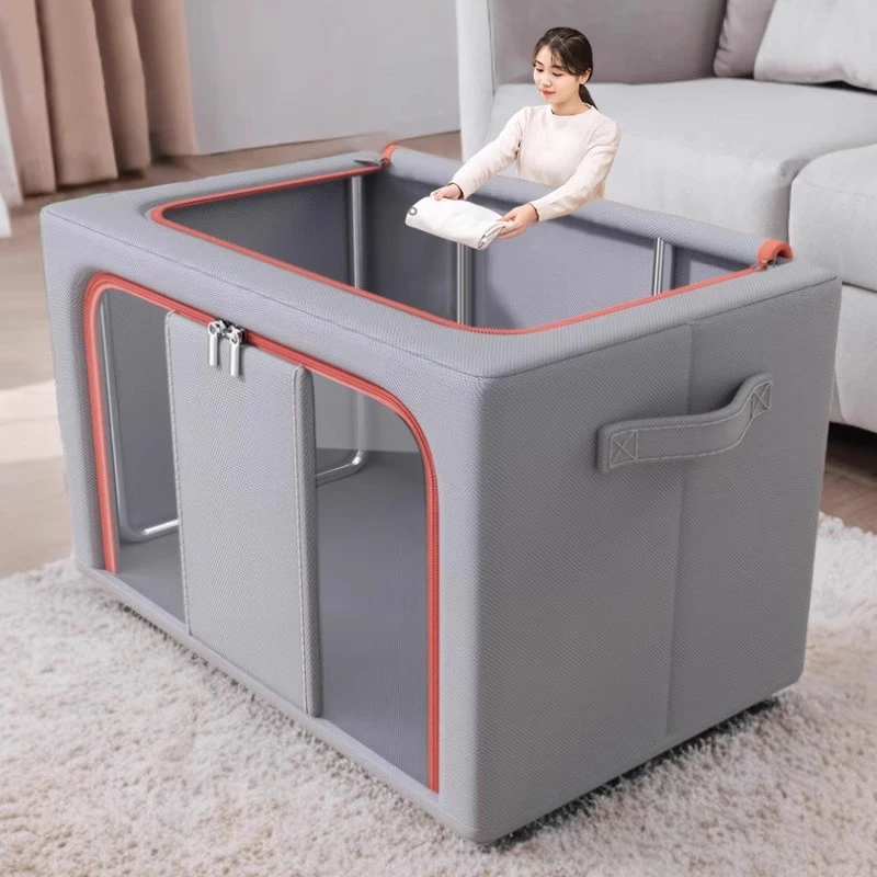 4个装 被子收纳袋家用装衣服物百纳箱布艺大容量折叠衣柜储物神器