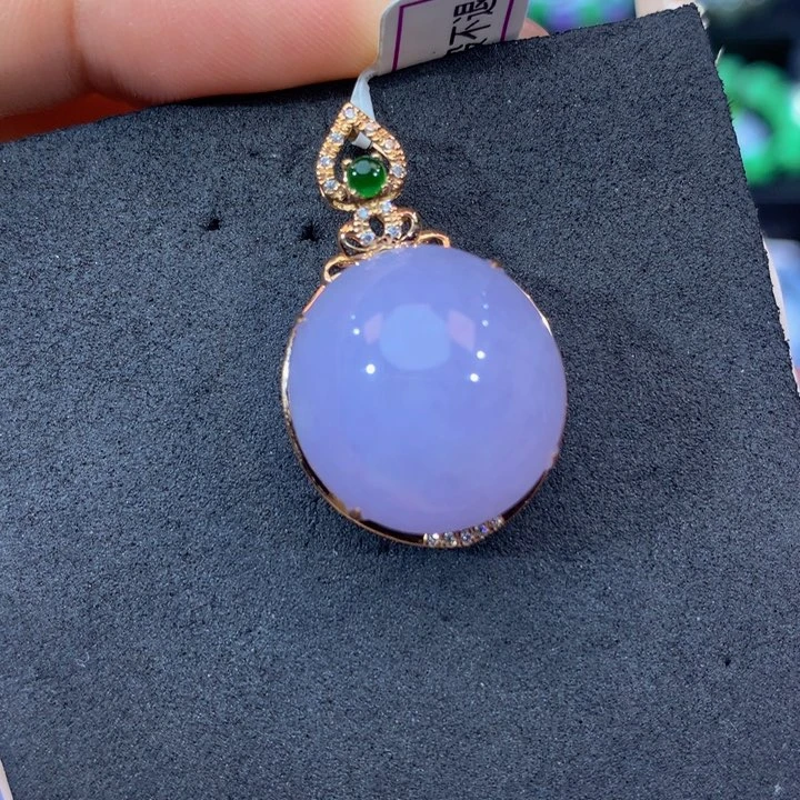 18K金镶嵌手链翡翠翡翠