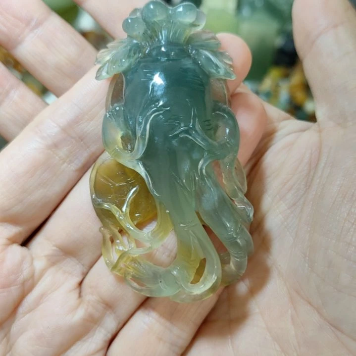 岫玉未镶嵌挂坠款式