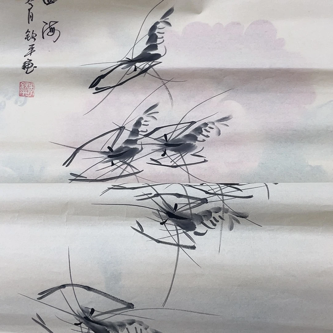 国画纯手绘字画宣纸