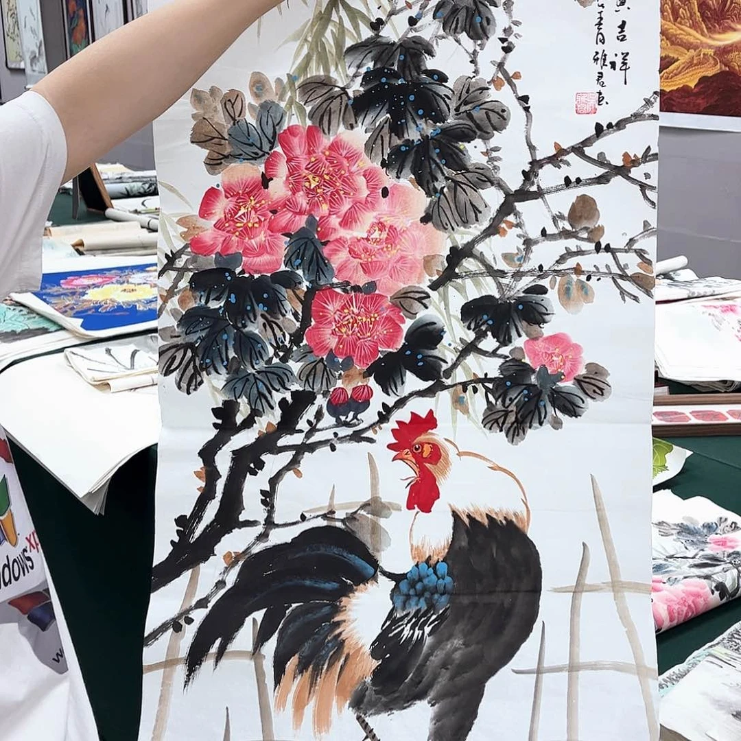 国画宣纸国画纯手绘作品