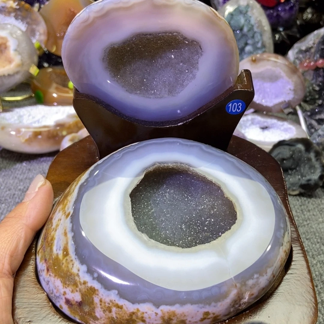 摆件紫晶未镶嵌水晶