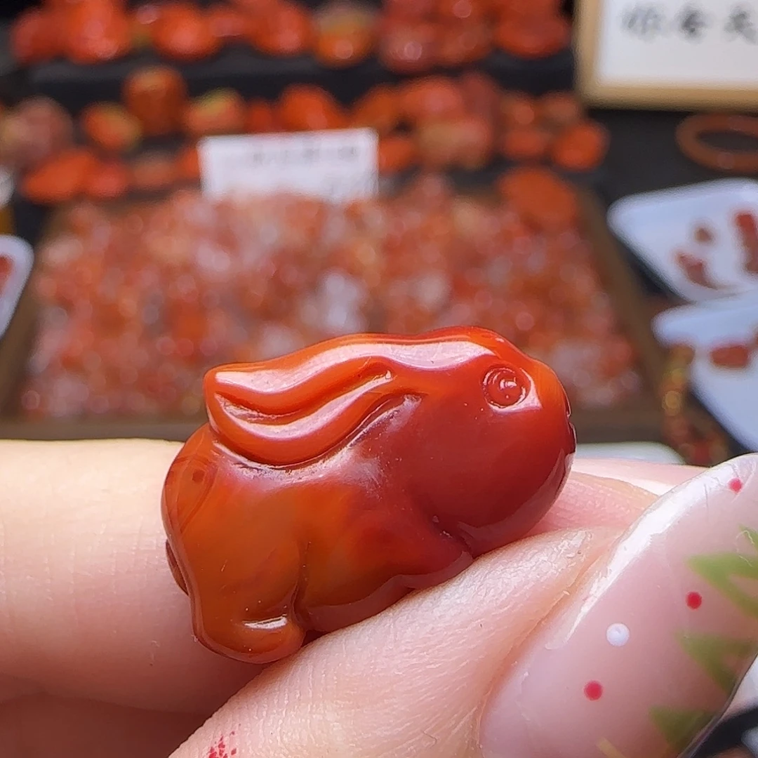 南红玛瑙未镶嵌颈饰