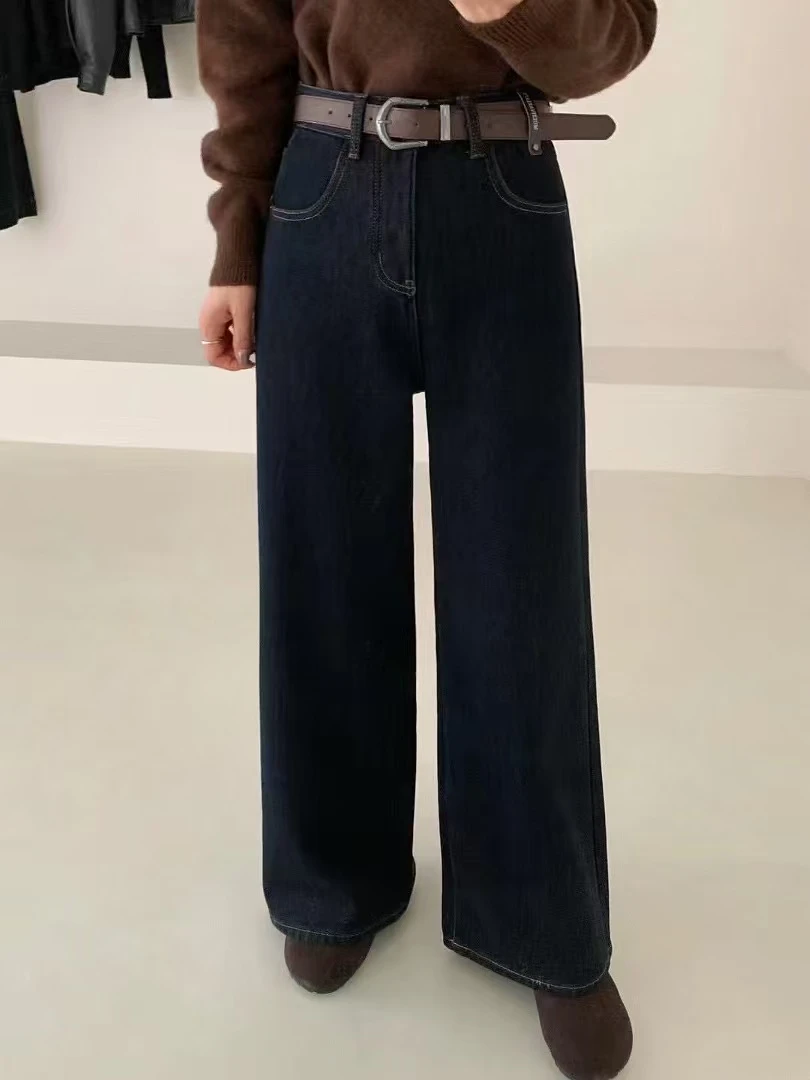 Datou 复合绒牛仔裤10882