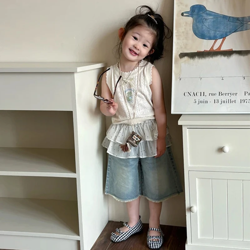 【樱桃九九】2025夏款韩系小熊T时髦三件套-25292