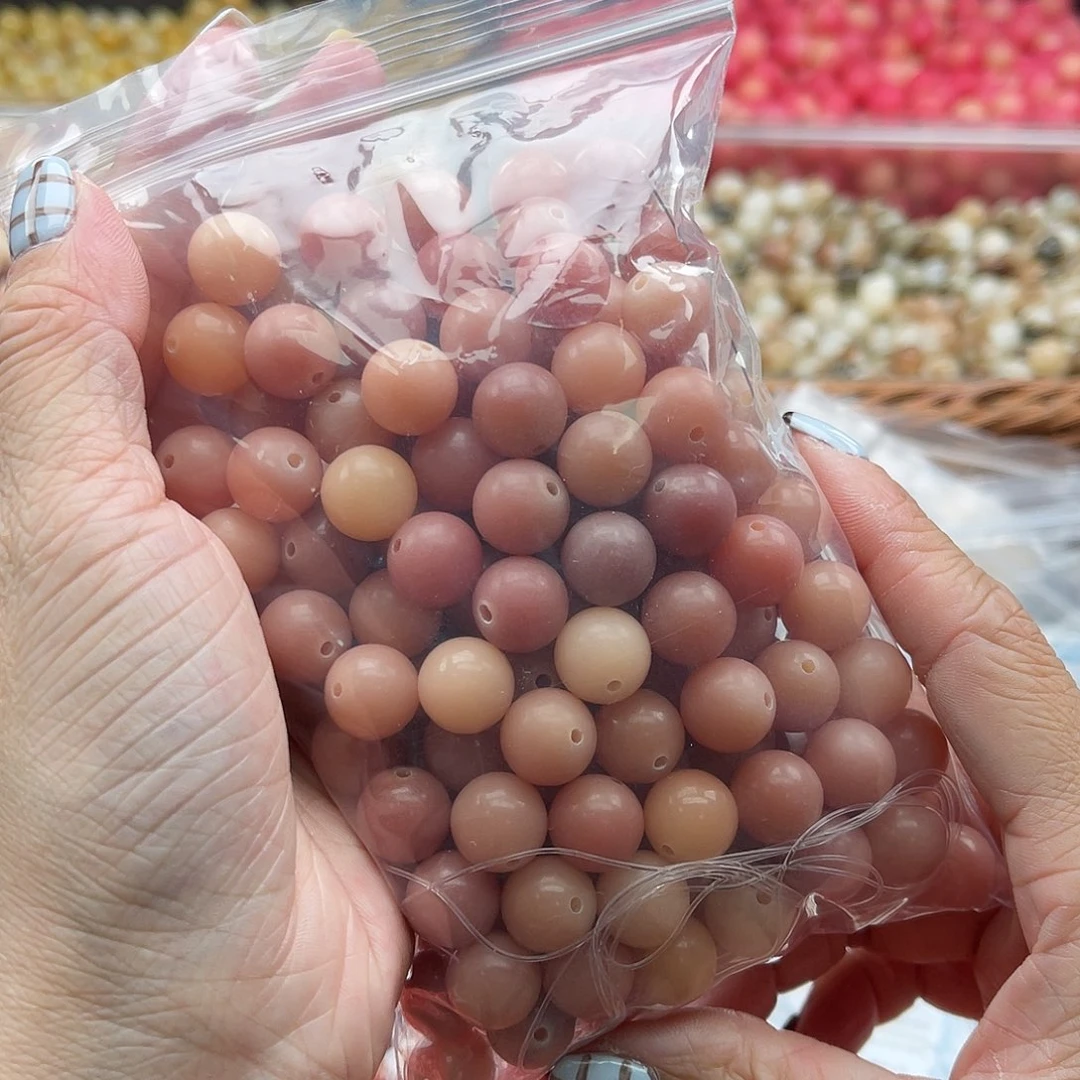 白玉菩提吊坠A/12mm/150颗锅底