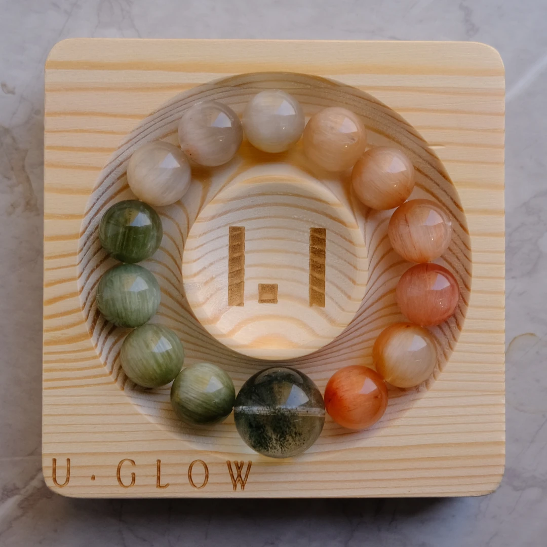 【拍30单】SY999 渐变兔毛幽灵满天星水晶手串