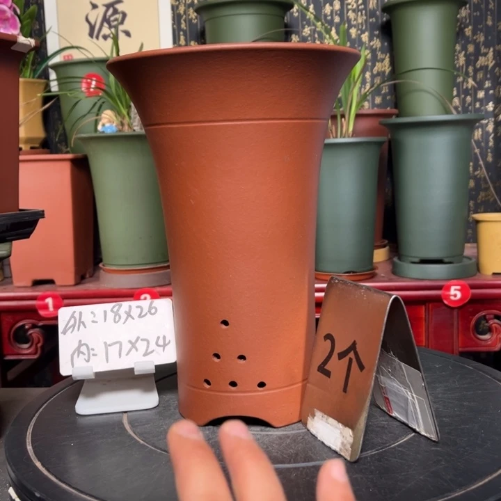 紫砂花盆紫砂花盆