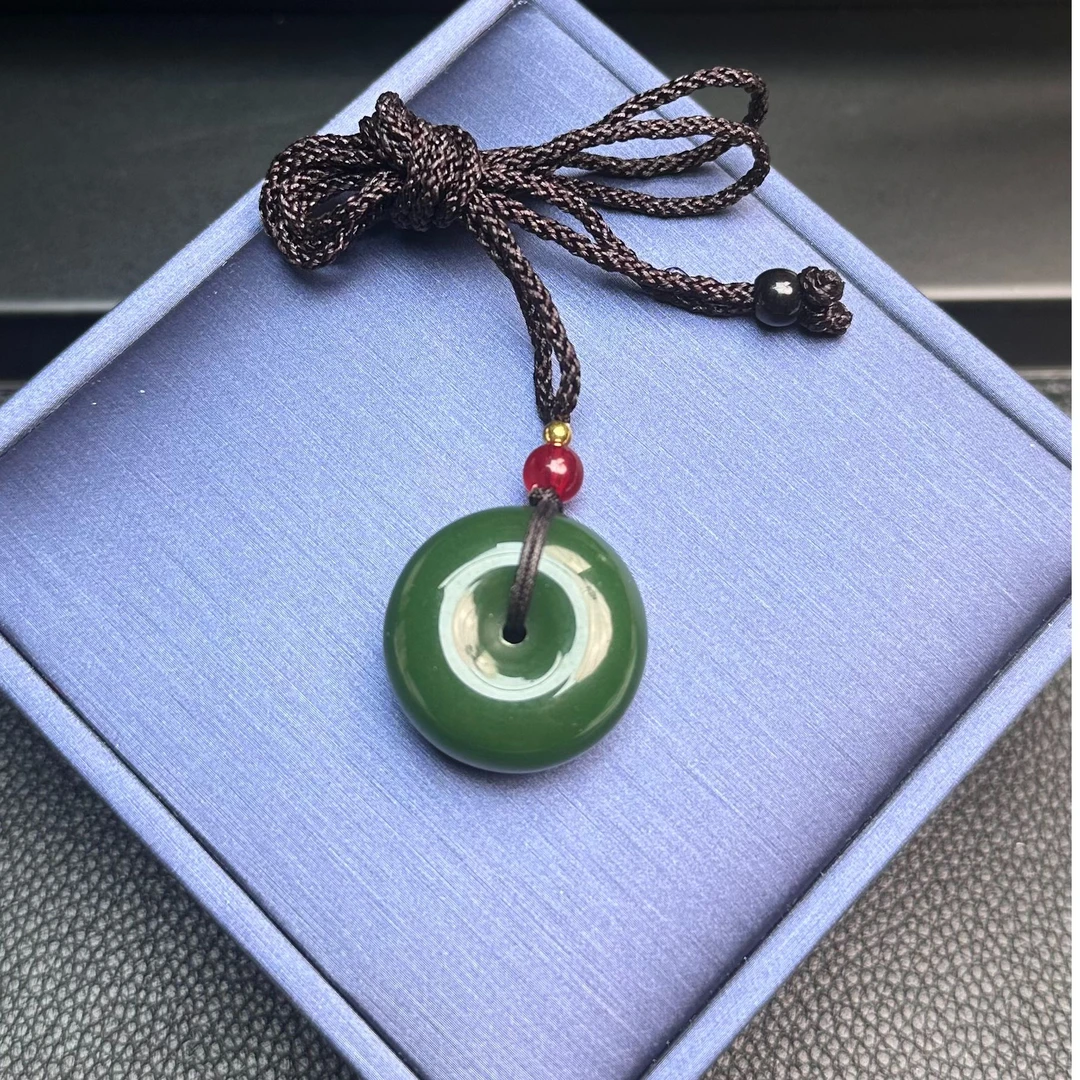 碧玉平安扣约25mm