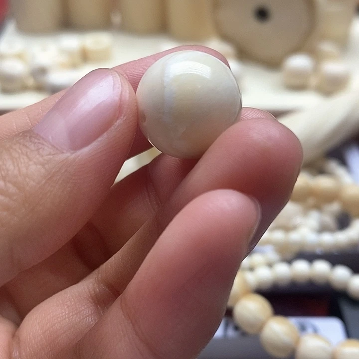 贝壳手串/手链李***本16.2皮肉圆珠