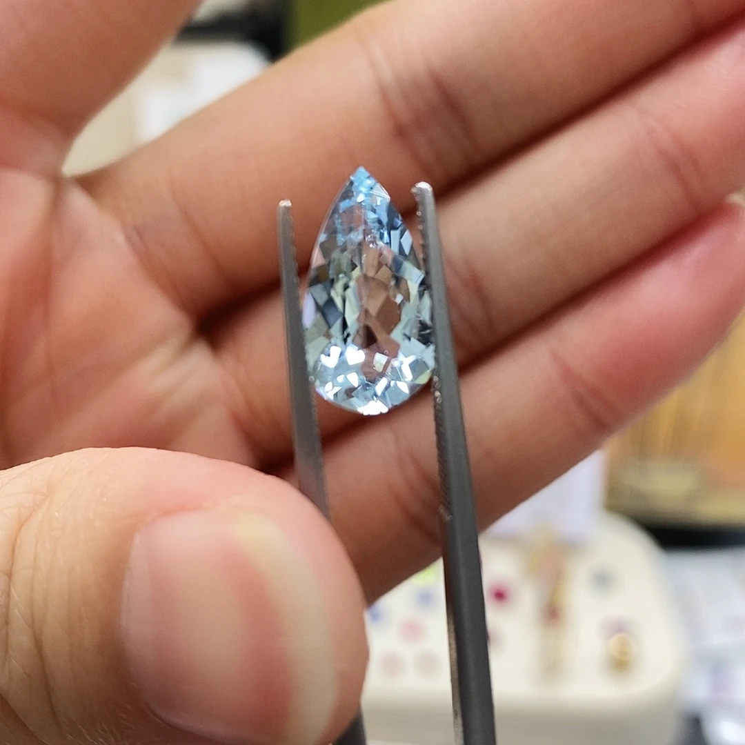 海蓝宝石裸石2.91ct