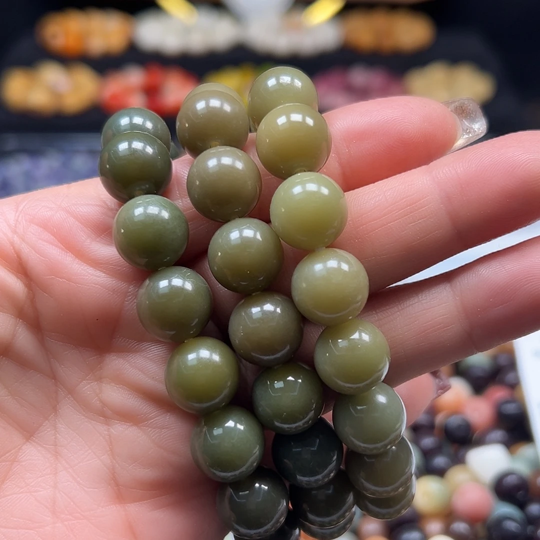 菩提根/象牙果手串卡13非料绿园手串3条