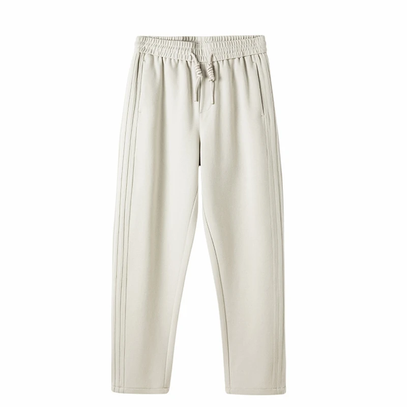 侨迪蒙拉男士春秋季新款纯色简约长裤时尚宽松百搭休闲裤潮流裤子