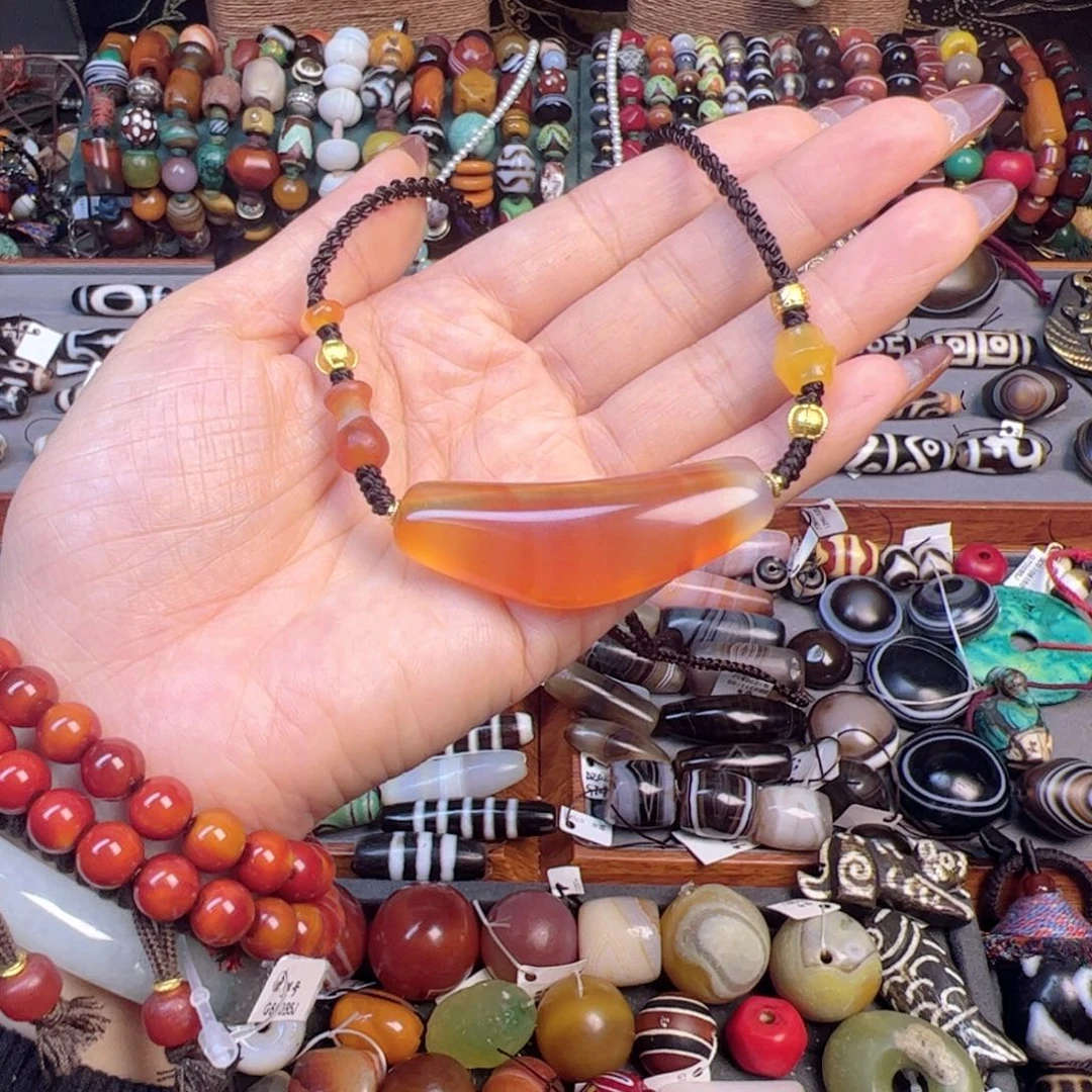 玛瑙/玉髓未镶嵌颈饰福利多多