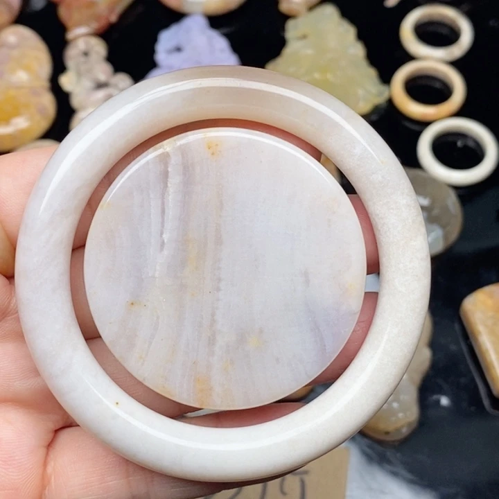 硅化珊瑚（珊瑚玉）手镯未镶嵌55