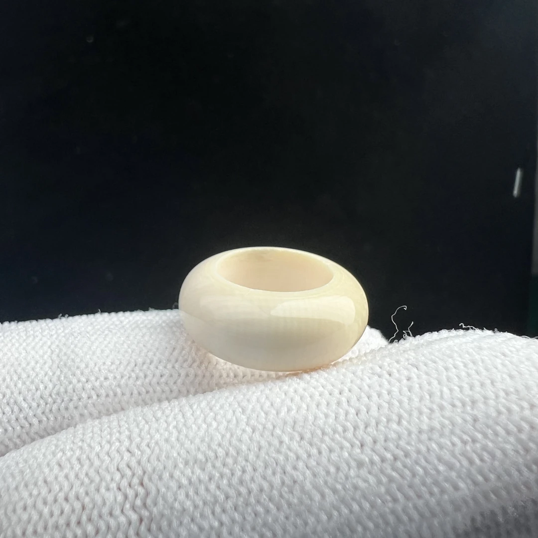 D9970天然猛犸牙 跑环内径12mm支持鉴定 假一罚四