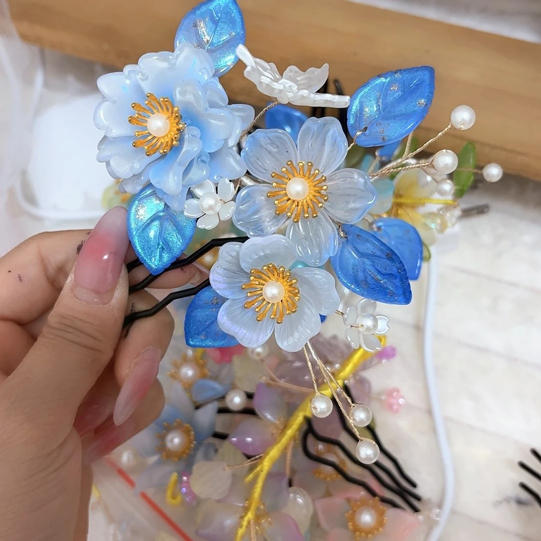 铁合金仿水晶古风发簪秒杀闪购