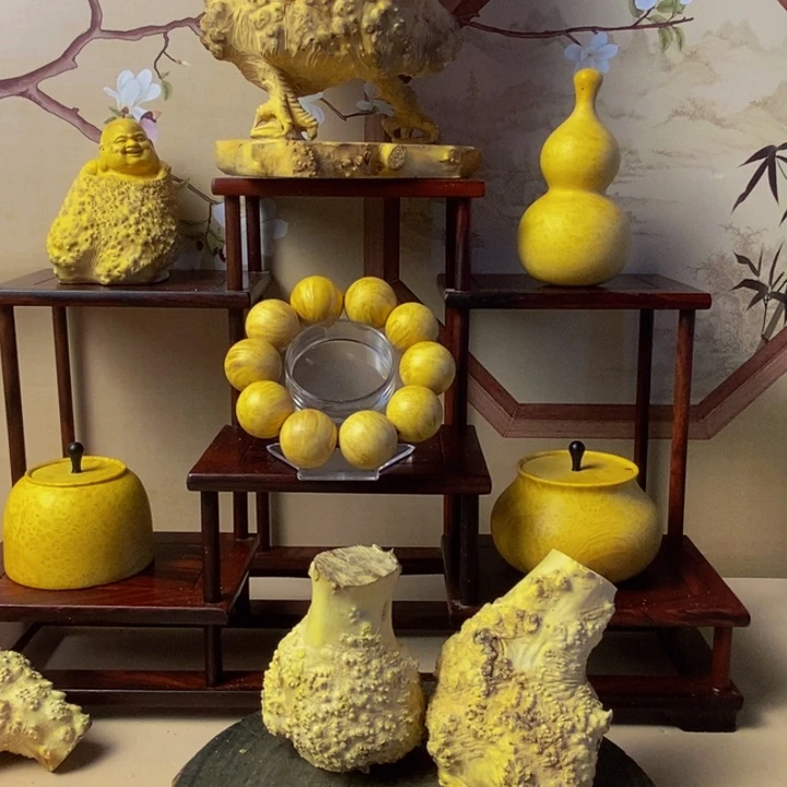 随***艺黄杨木手把件手把件