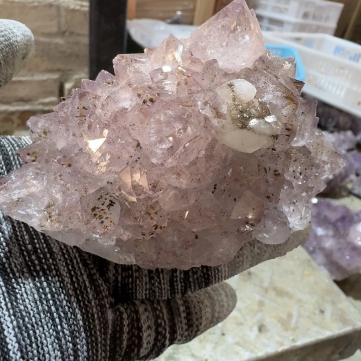 石材天然水晶摆件