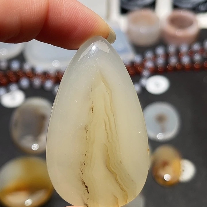 玛瑙/玉髓未镶嵌吊坠(不含链)