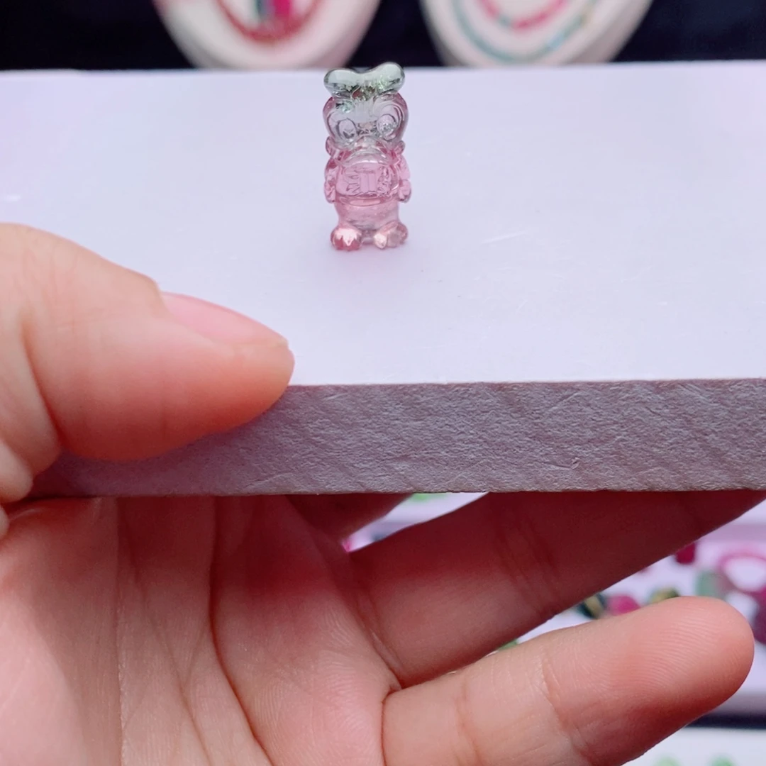 西瓜唐老鸭m碧玺未镶嵌