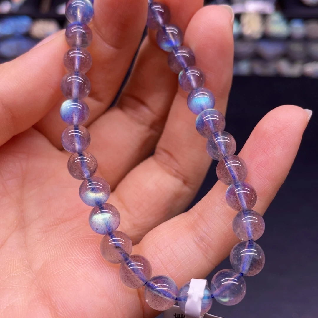 未镶嵌手串长石小****）7左右