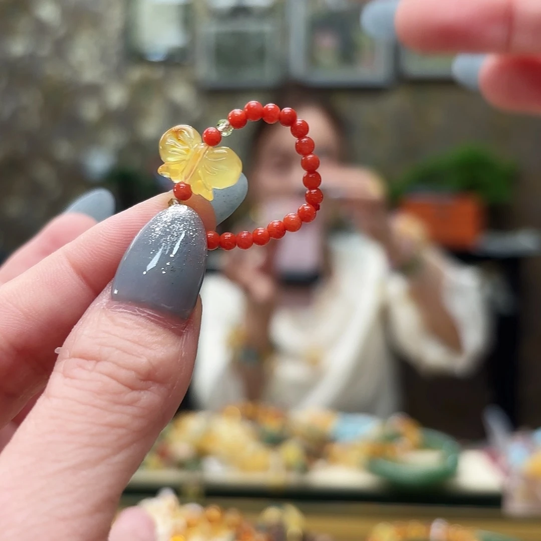 未镶嵌琥珀手链琥珀