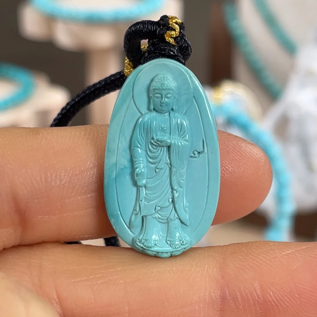 绿松石未镶嵌套链阿尼佛陀