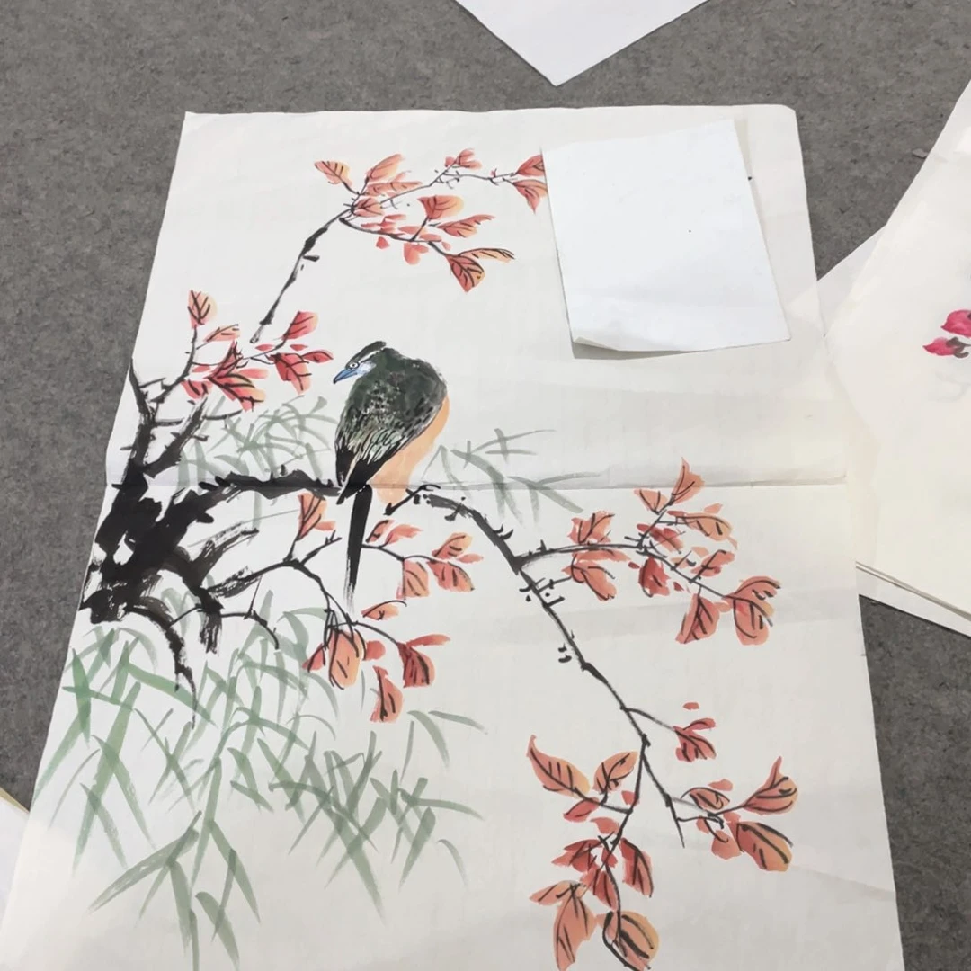 国画国画作品画心一张