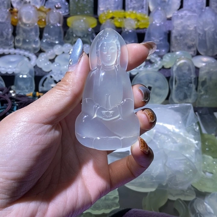 江***育岫玉未镶嵌吊坠吊坠