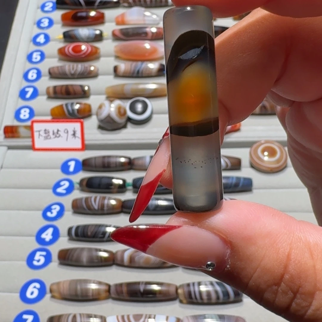 未镶嵌玛瑙/玉髓珠宝半成品