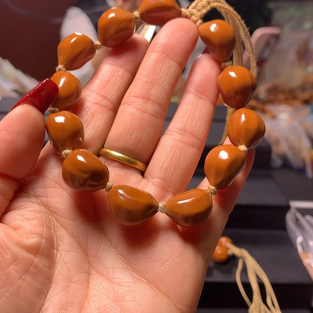 橄榄核手串/手链予**?三花手串